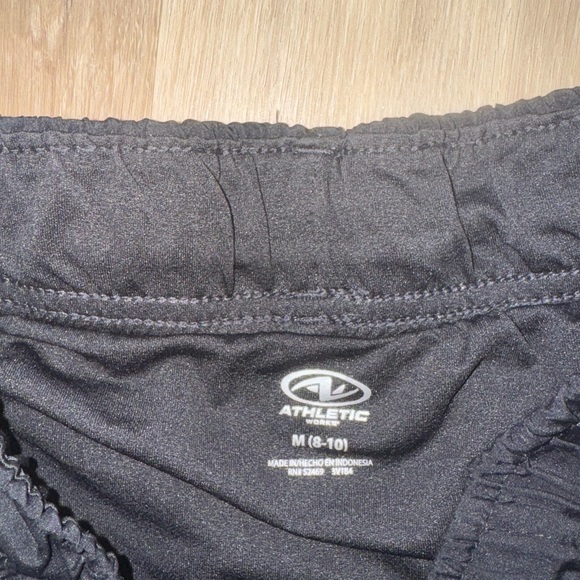 Women's Black Athletic Shorts - Picture 3 of 3